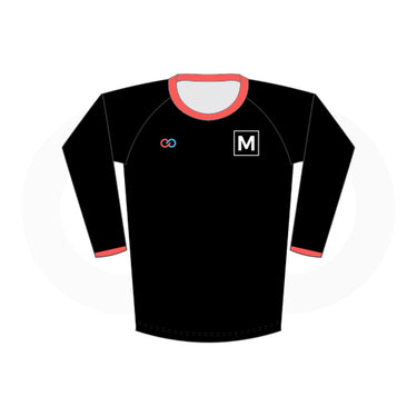 Long Sleeve Crew Neck Volleyball Jerseys - Sizing Kits